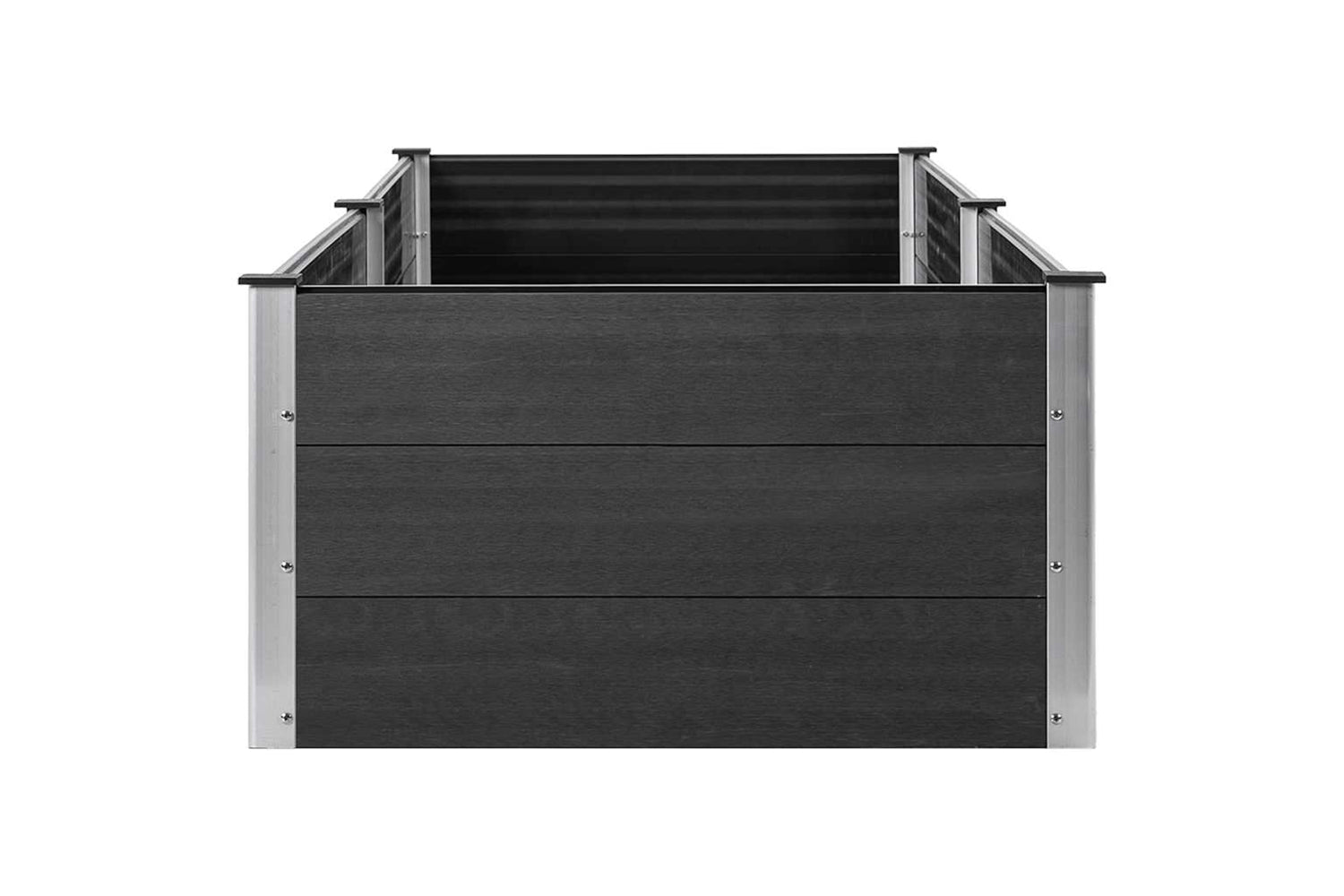 vidaXL 318097 Garden Raised Bed 200x100x54cm Wpc Grey-3