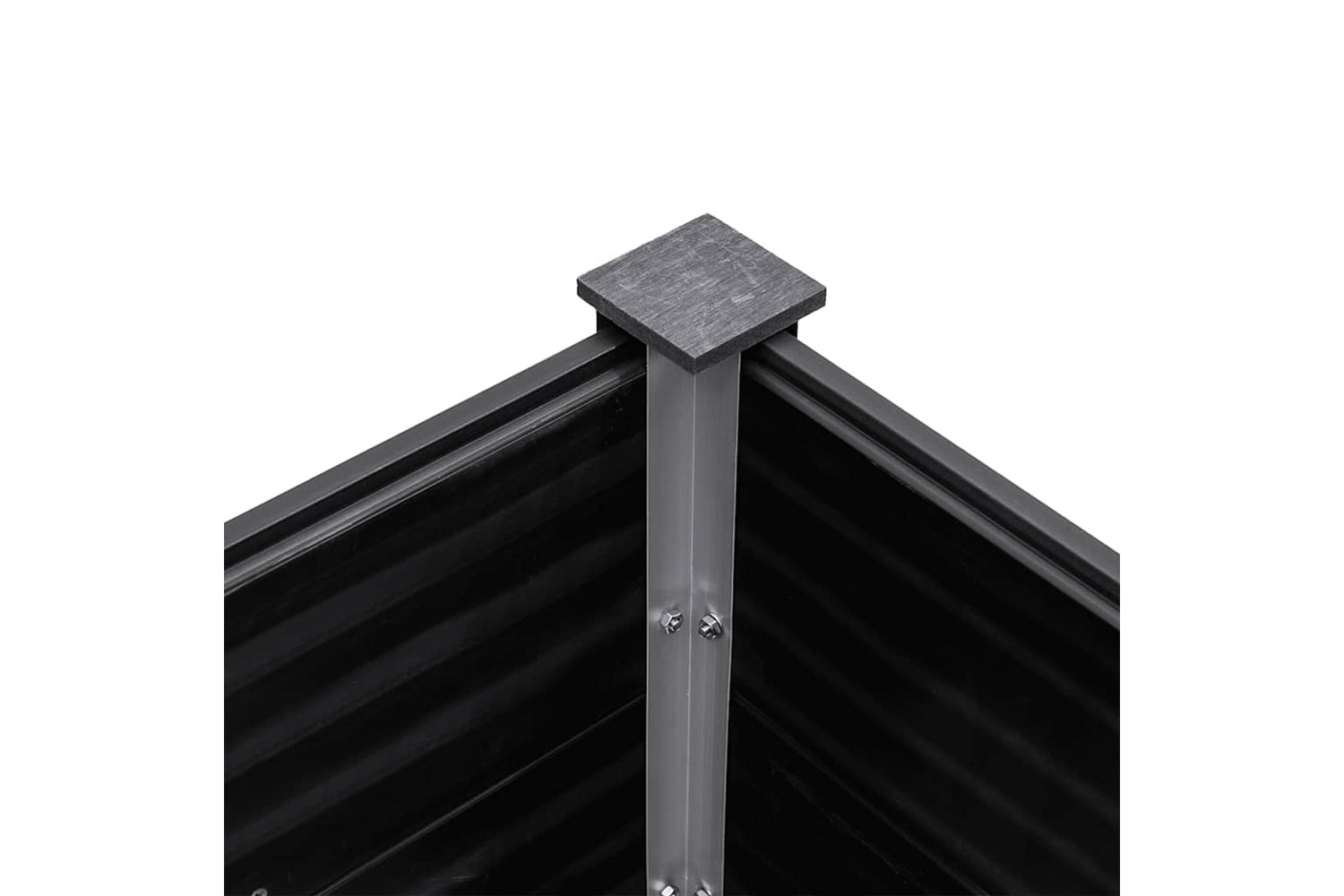vidaXL 318097 Garden Raised Bed 200x100x54cm Wpc Grey-4
