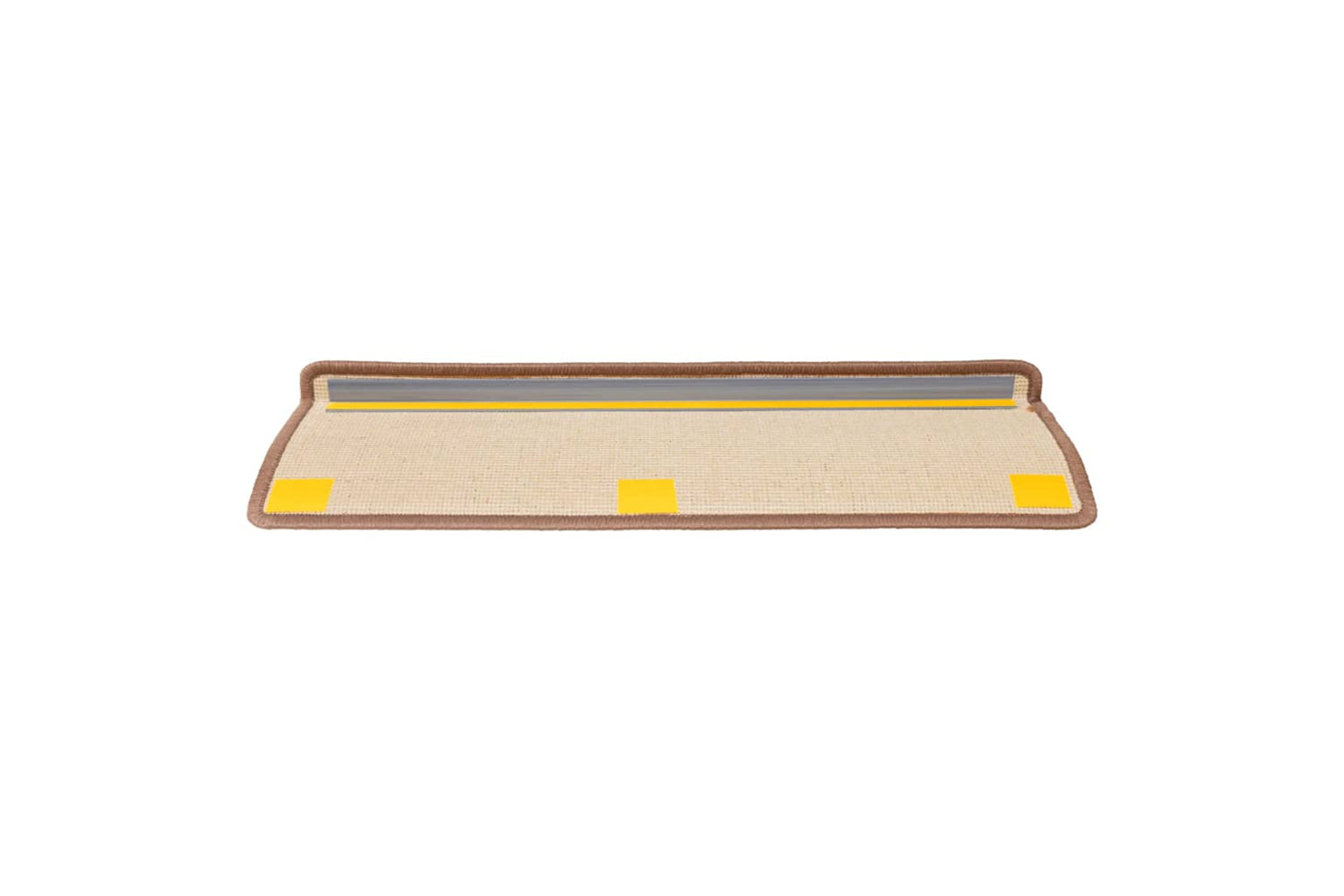vidaXL 326196 Carpet Stair Treads 15 Pcs 65x21x4cm Brown-4