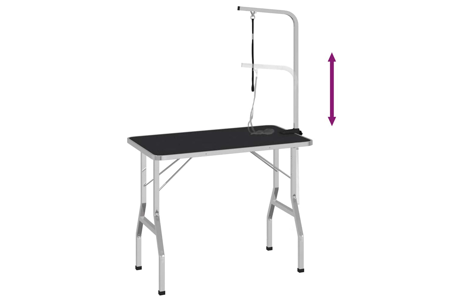 Vidaxl 171065 Adjustable Dog Grooming Table With 1 Loop-6