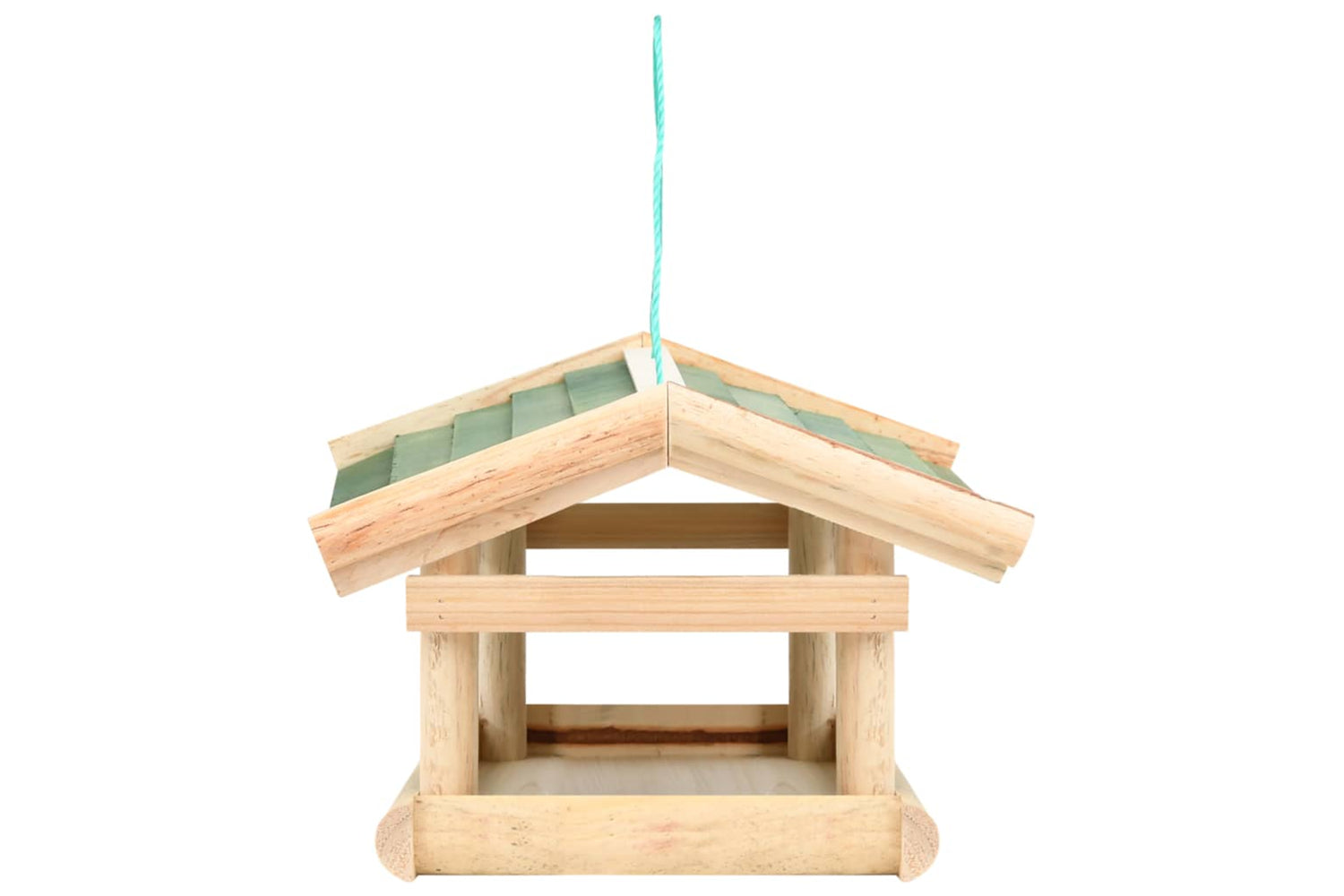 vidaXL 314819 Bird Feeder Solid Wood 35x29.5x21cm-3
