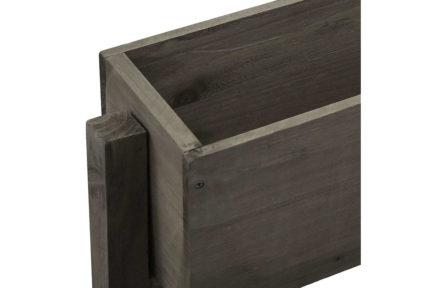 vidaXL 314841 Garden Folding Planter Grey 60x14x75cm Solid Firwood-4