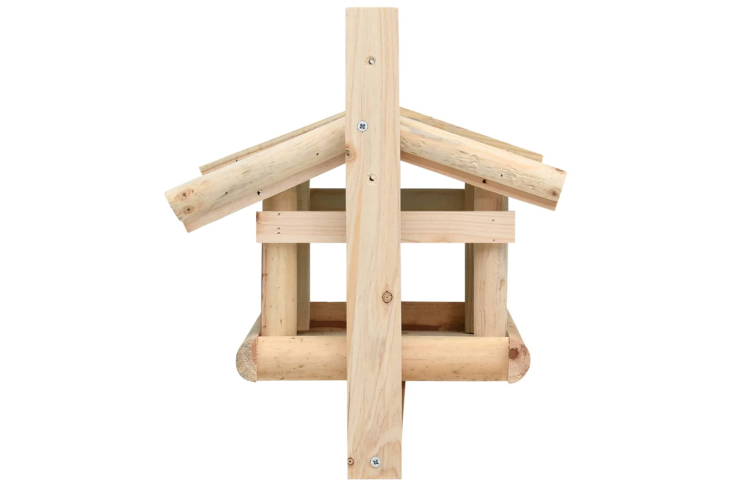 vidaXL 314818 Bird Feeder Solid Wood 35x29.5x21cm-4