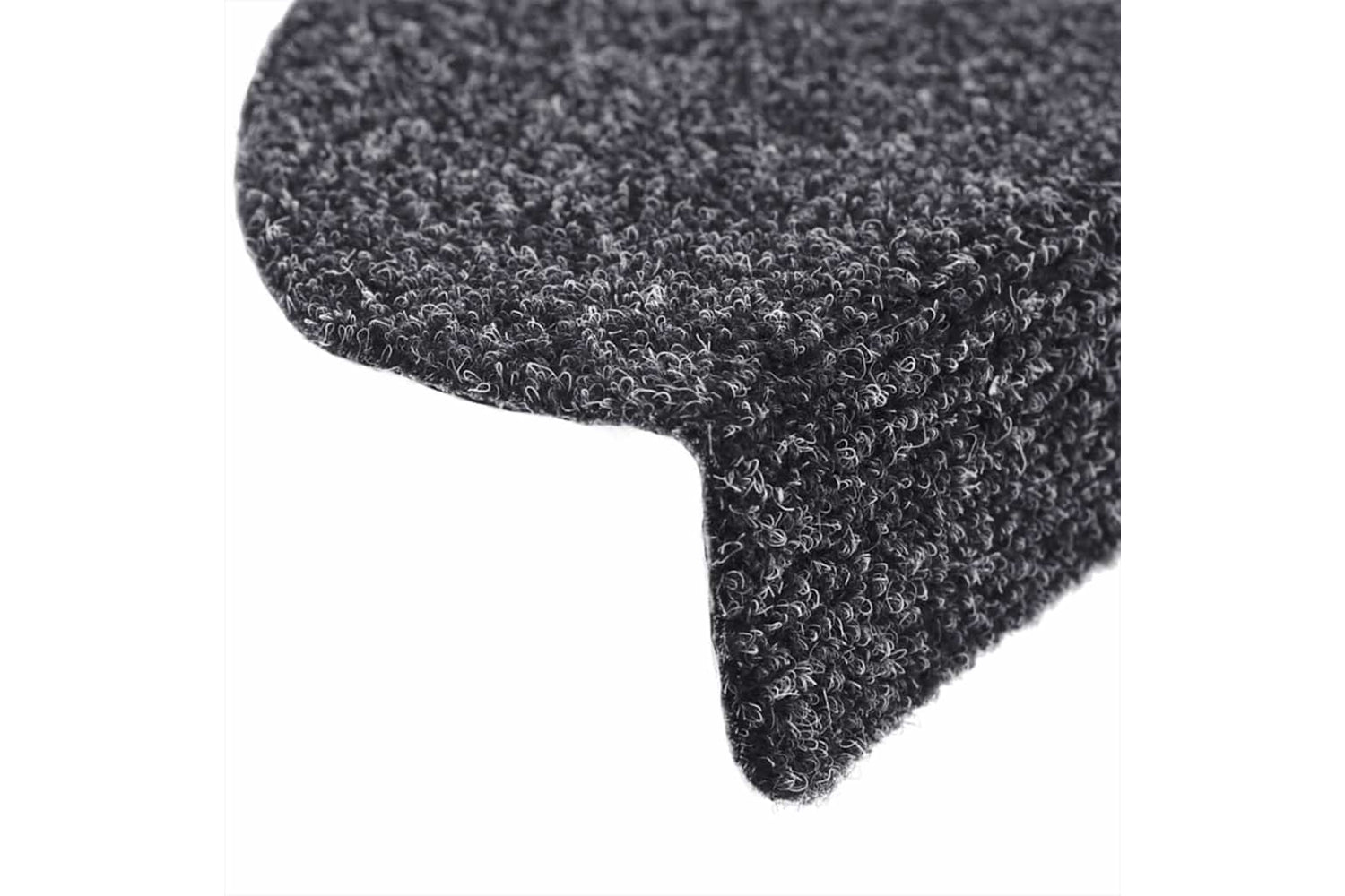 vidaXL 149677 Self-adhesive Stair Mats 10 Pcs Dark Grey 56x17x3cm Needle Punch-6