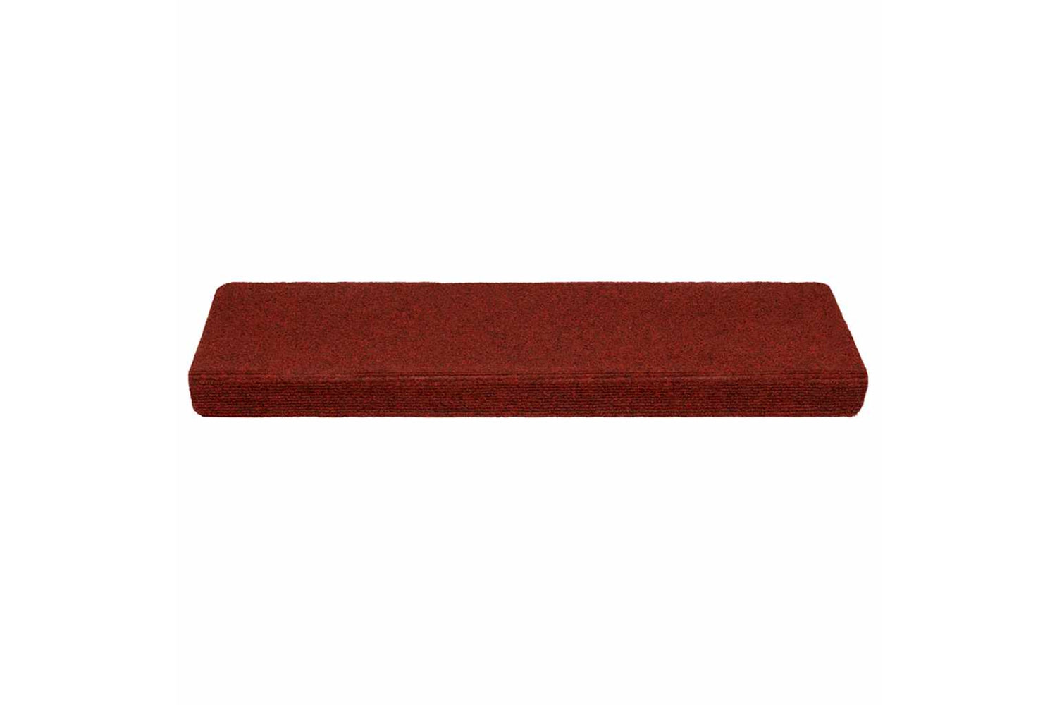 vidaXL 149731 Stair Mats 10 Pcs Bordeaux Red 65x21x4cm Needle Punch-3