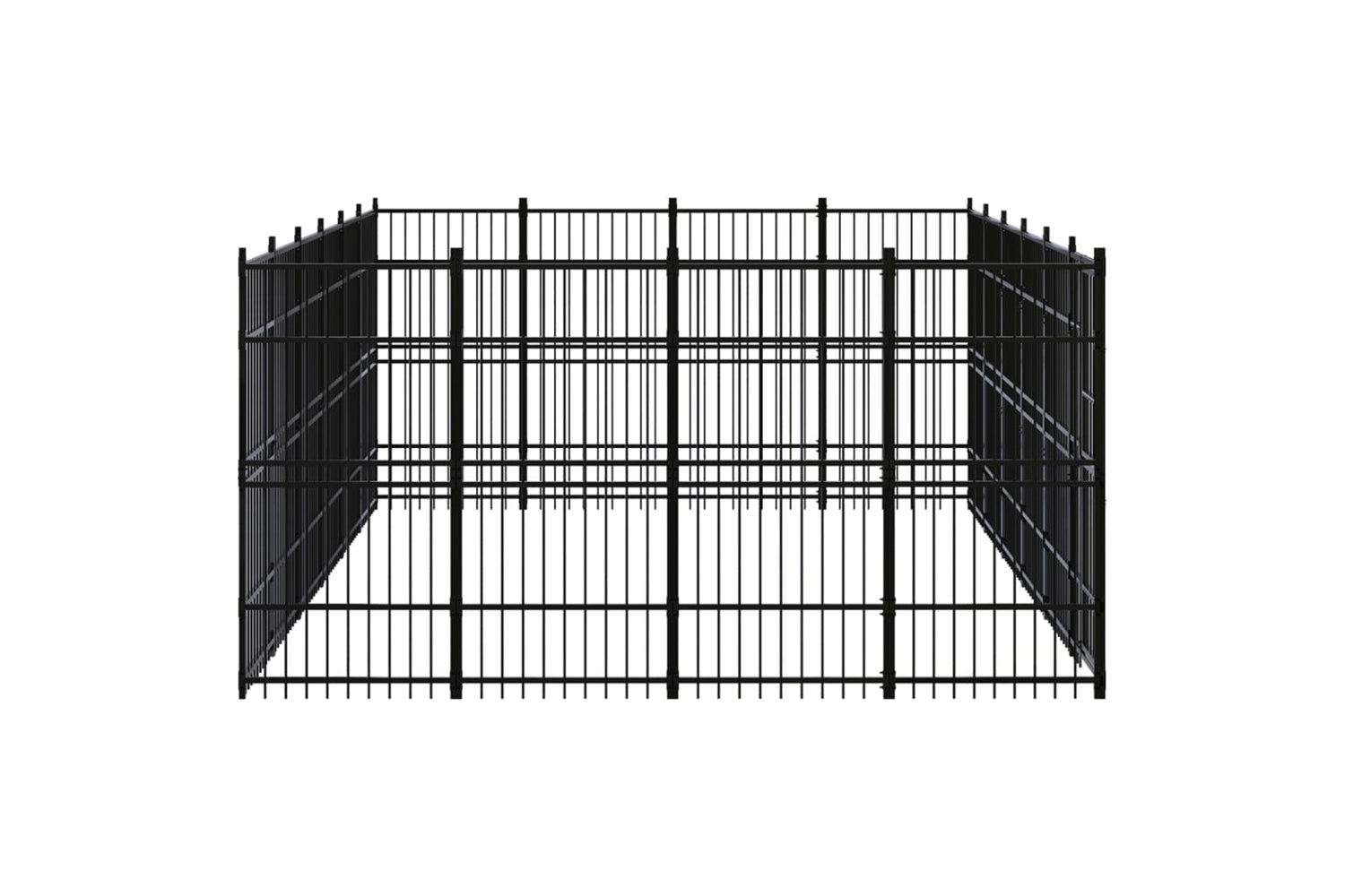 Vidaxl 3097984 Outdoor Dog Kennel Steel 22.12 M2-3