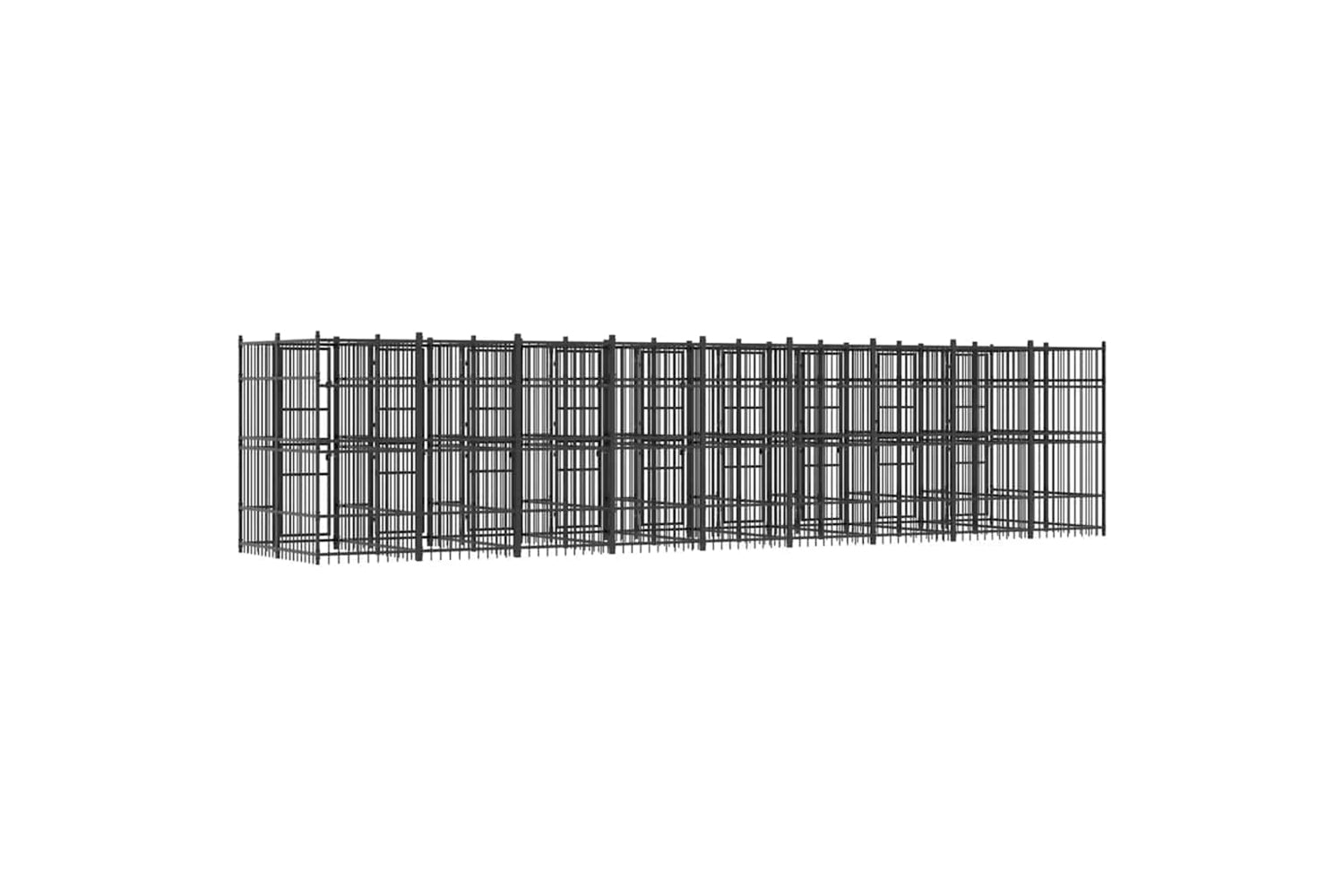 Vidaxl 3097944 Outdoor Dog Kennel Steel 16.59 M2-6