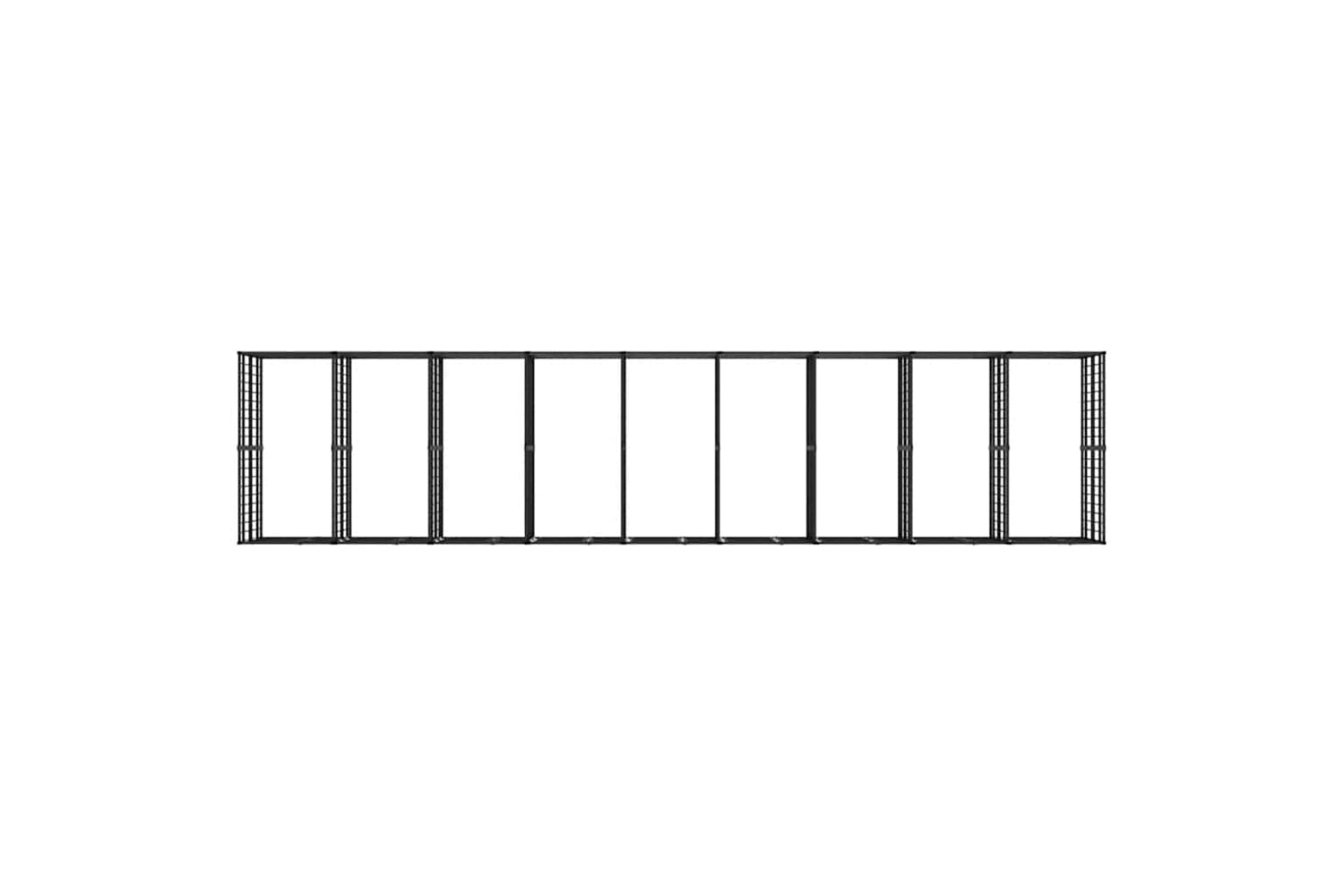 Vidaxl 3097944 Outdoor Dog Kennel Steel 16.59 M2-7