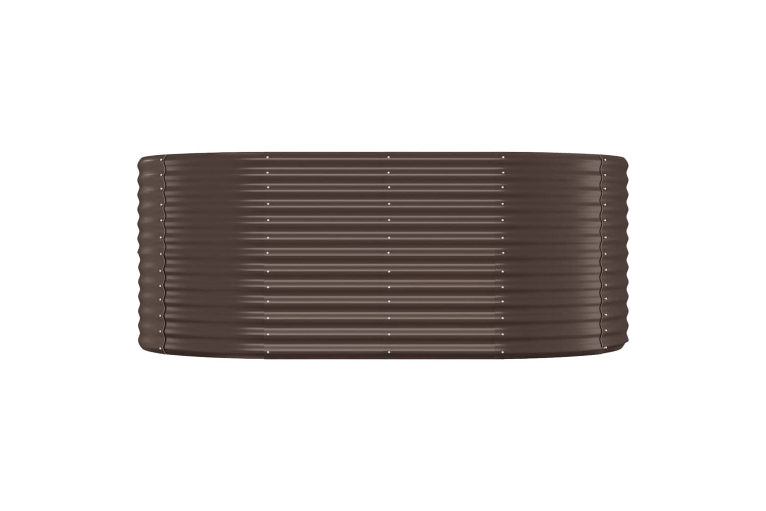 vidaXL 319060 Garden Raised Bed Powder-coated Steel 175x100x68cm Brown-2
