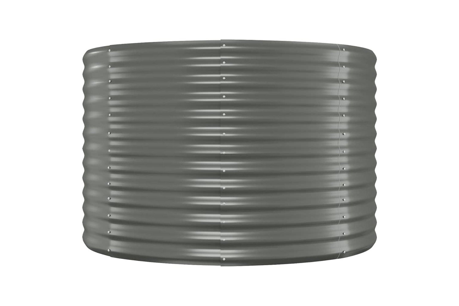 vidaXL 319079 Garden Raised Bed Powder-coated Steel 507x100x68cm Grey-3