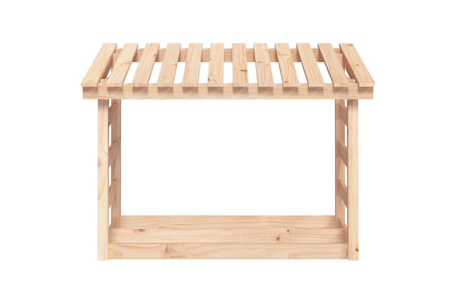 vidaXL 822442 Firewood Rack 108x64.5x78cm Solid Wood Pine-4