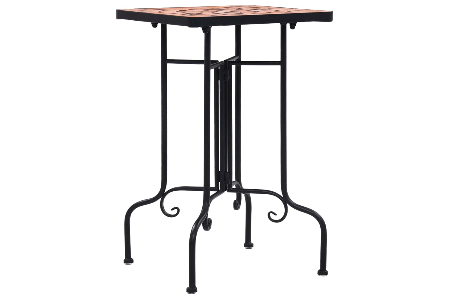 Vidaxl 46709 Mosaic Side Table Terracotta Ceramic-3