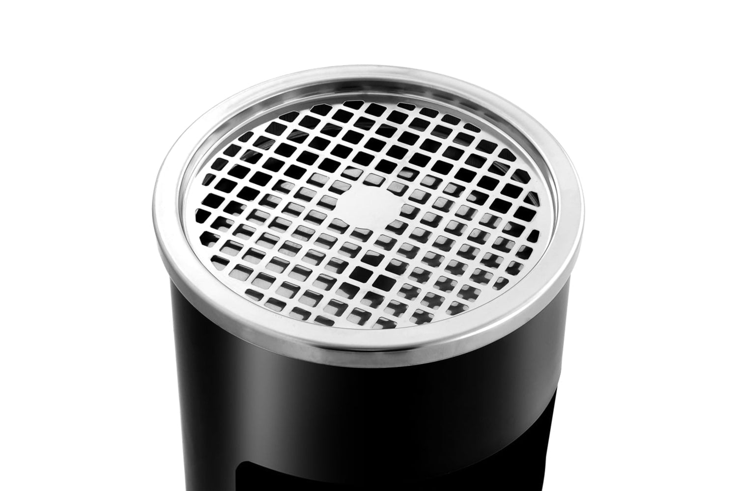 Vidaxl 51096 Wall Ashtray Dustbin Steel 26 L Black-4