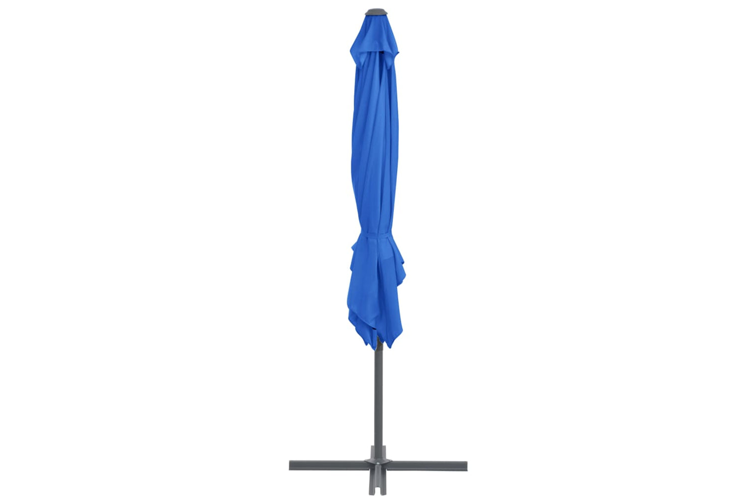 vidaXL 46991 Cantilever Umbrella With Steel Pole Azure Blue 250x250cm-4