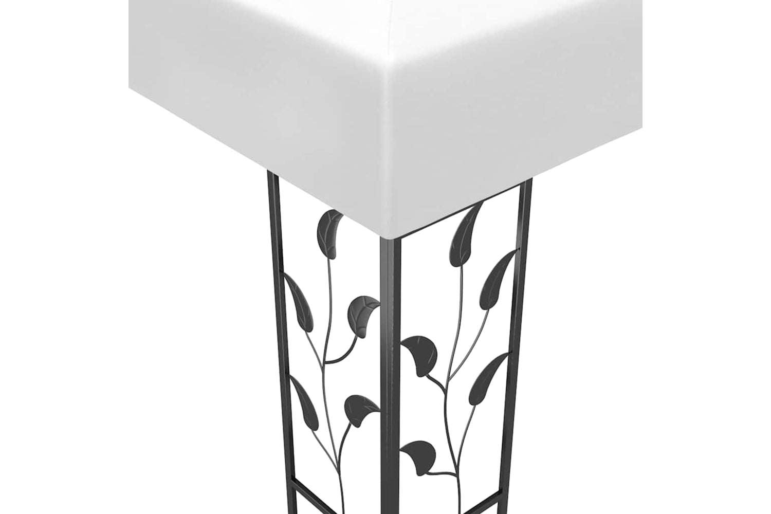 Vidaxl 3070311 Gazebo With Led String Lights 3x3 M White-4