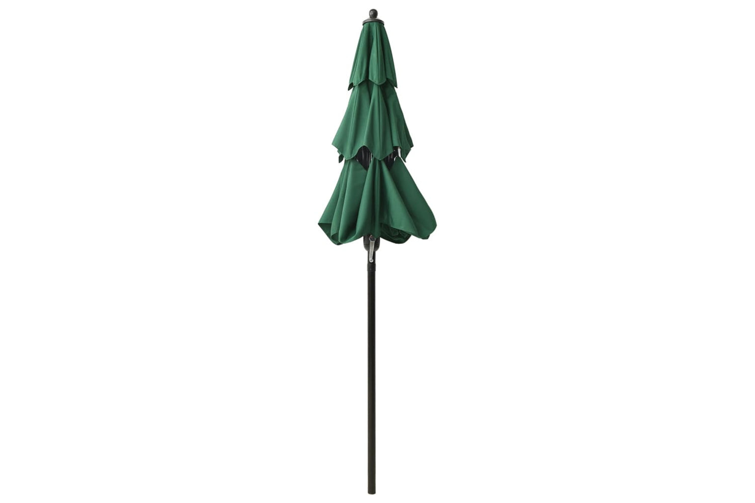Vidaxl 313853 3-tier Parasol With Aluminium Pole Green 2 M-4