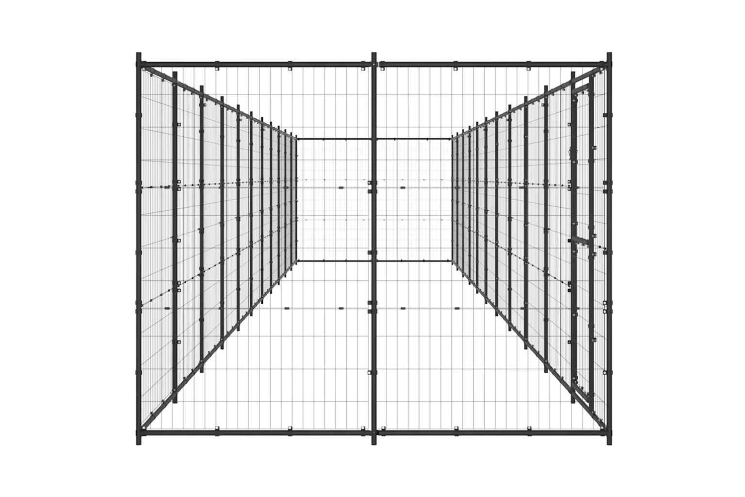 Vidaxl 3082302 Outdoor Dog Kennel Steel 26.62 M2-4