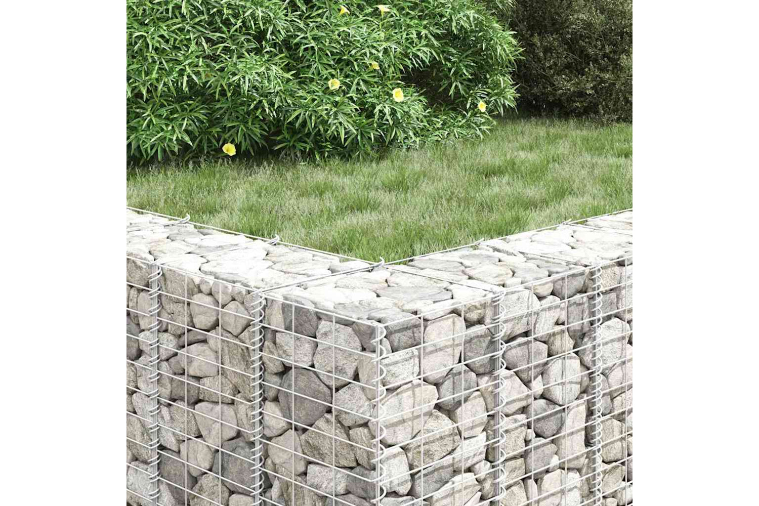 vidaXL 151250 Gabion Raised Beds 3 Pcs 30x30x150cm Iron-3