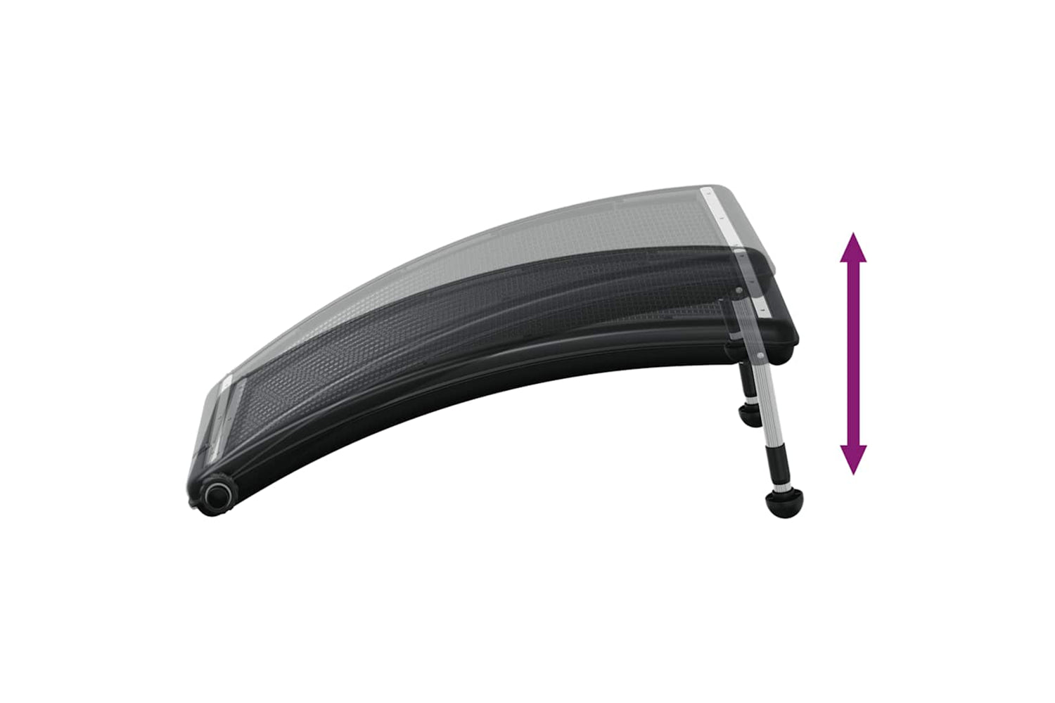 vidaXL 92575 Curved Pool Solar Heating Panel 110x65cm-7