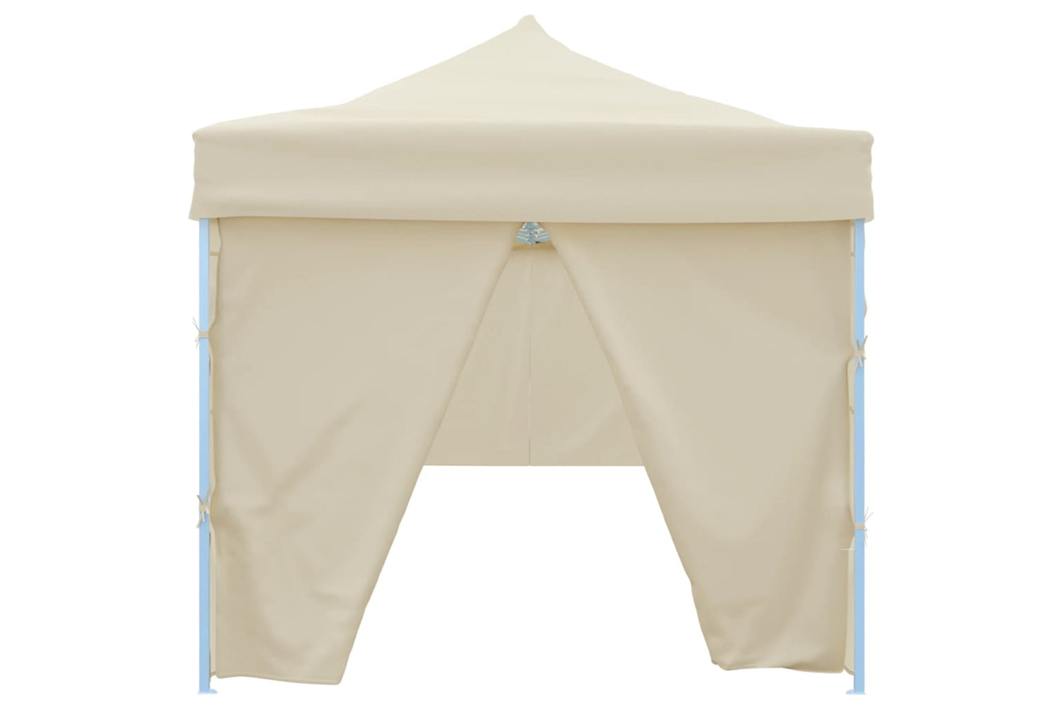 Vidaxl Folding Pop-up Party Tent With 8 Sidewalls 3x9 M Cream-5