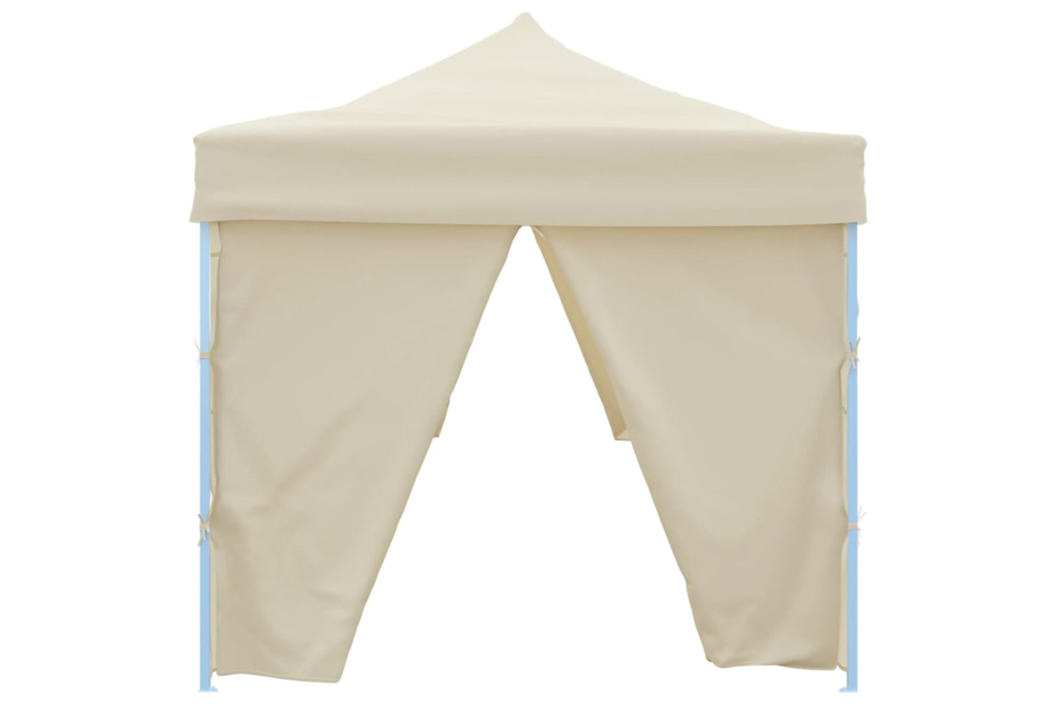Vidaxl Folding Pop-up Party Tent With 8 Sidewalls 3x9 M Cream-6