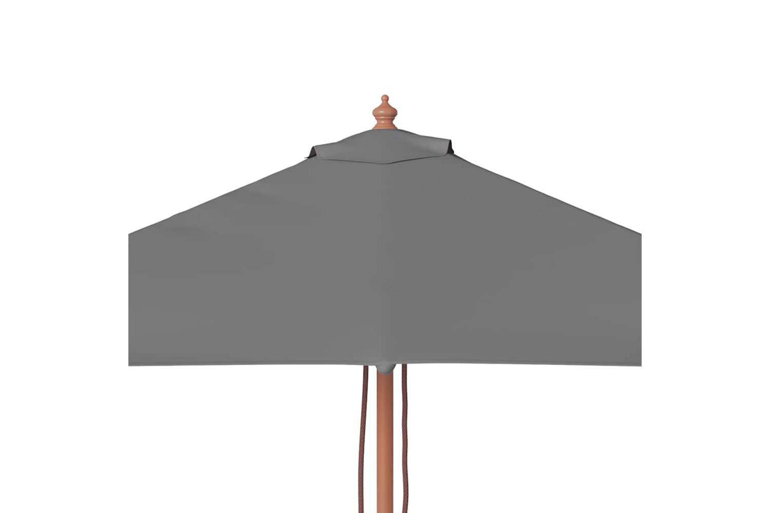 vidaXL 44535 Outdoor Parasol With Wooden Pole 150x200cm Anthracite-6
