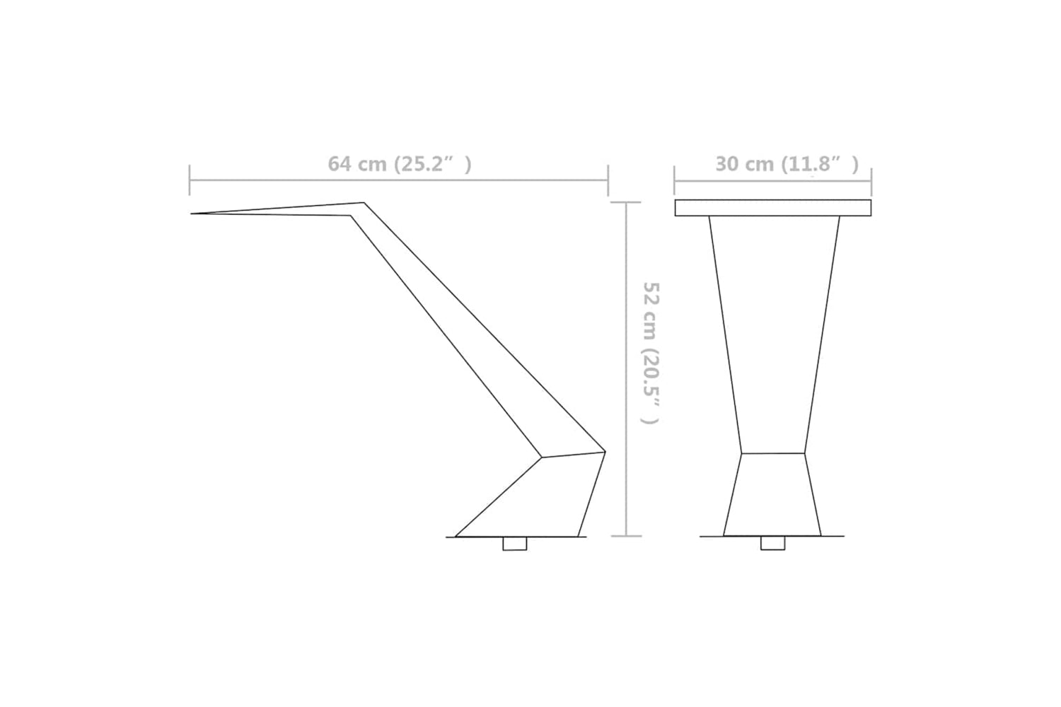 vidaXL 43694 Pool Fountain Stainless Steel 64x30x52cm Silver-8
