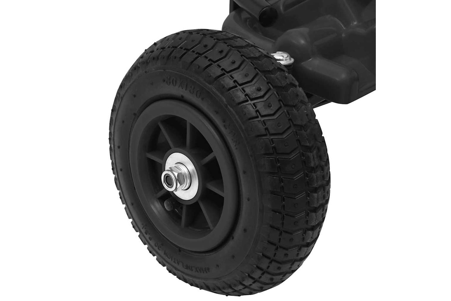 Vidaxl Pedal Go-kart With Pneumatic Tyres | Black-6