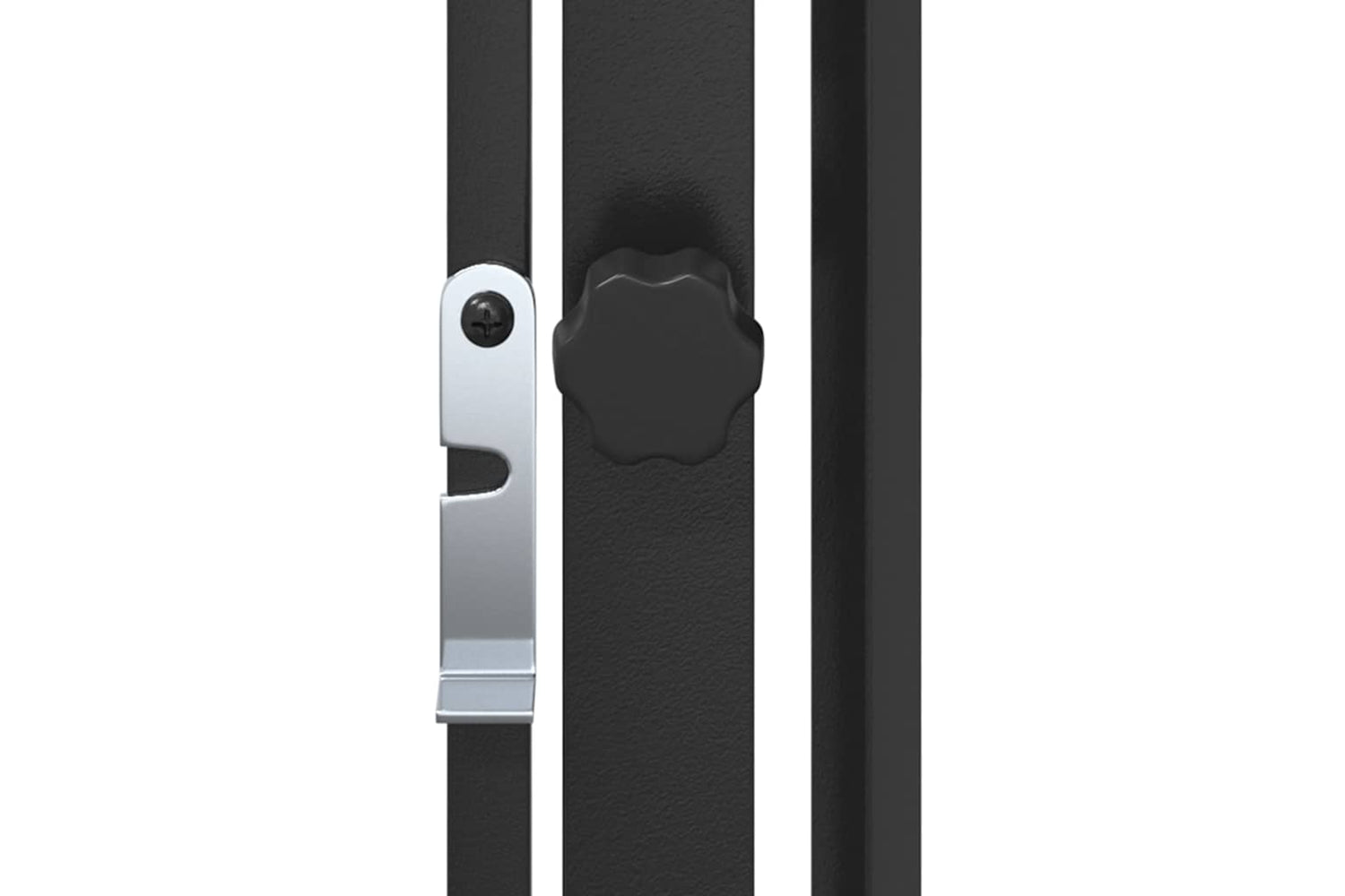 Vidaxl 242684 Pet Fireplace Fence Steel Black-6