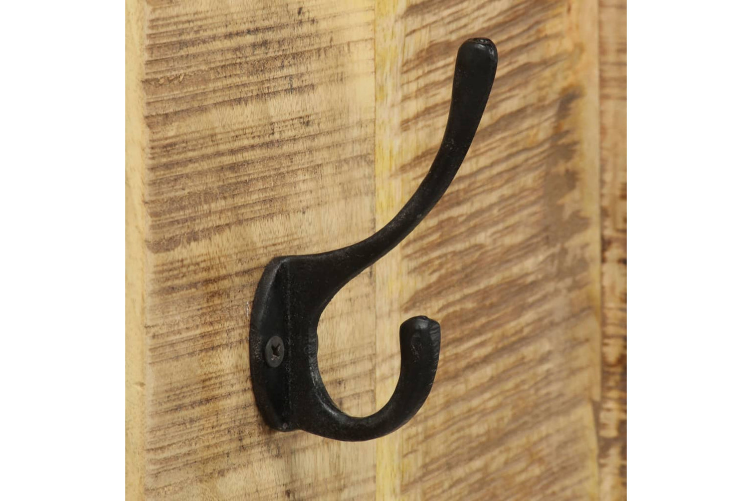 vidaXL 246025 Wall-mounted Coat Racks 2 Pcs Solid Mango Wood 36x110x3cm-6