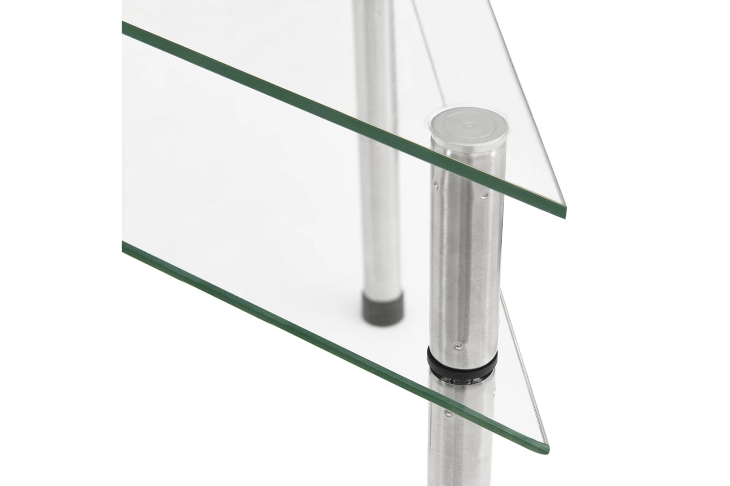 vidaXL 249525 Kitchen Shelf Transparent 49.5x35x19cm Tempered Glass-5