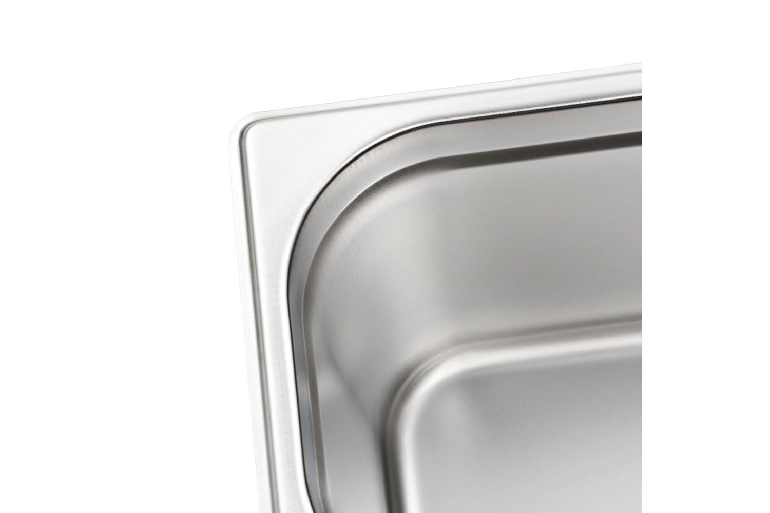 vidaXL 50897 Gastronorm Containers 4 Pcs Gn 1/3 200mm Stainless Steel-7