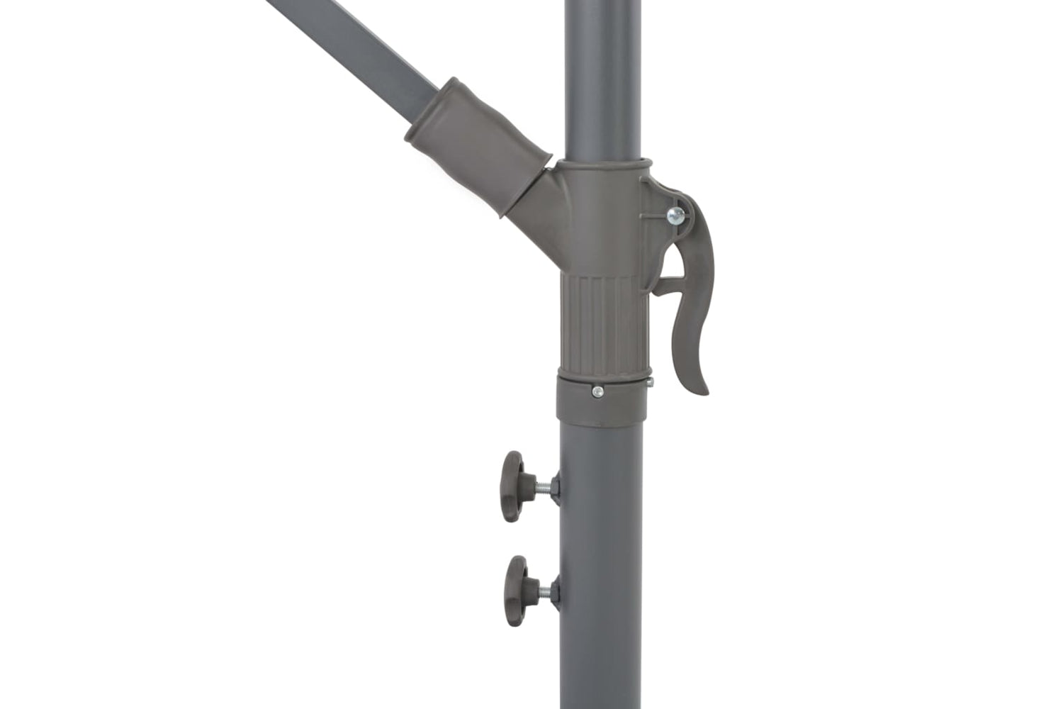 vidaXL 44509 Cantilever Umbrella With Aluminium Pole 300cm Anthracite-7
