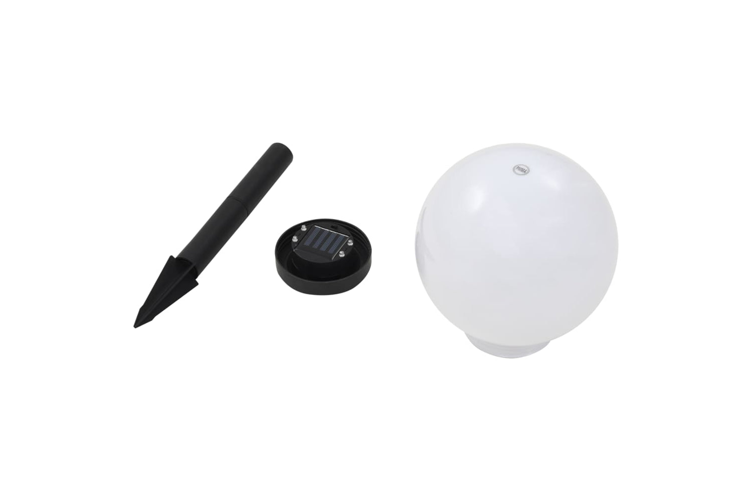 vidaXL 44458 Outdoor Solar Lamps 3 Pcs Led Spherical 20cm Rgb-6