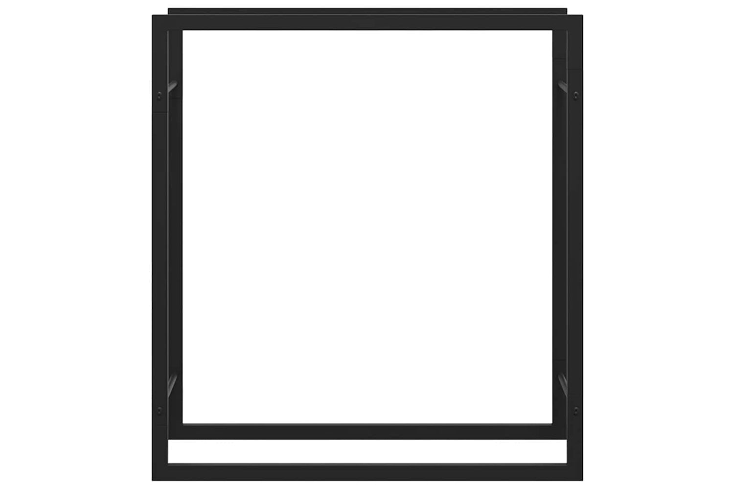 vidaXL 350307 Firewood Rack Matt Black 80x28x86cm Steel-4