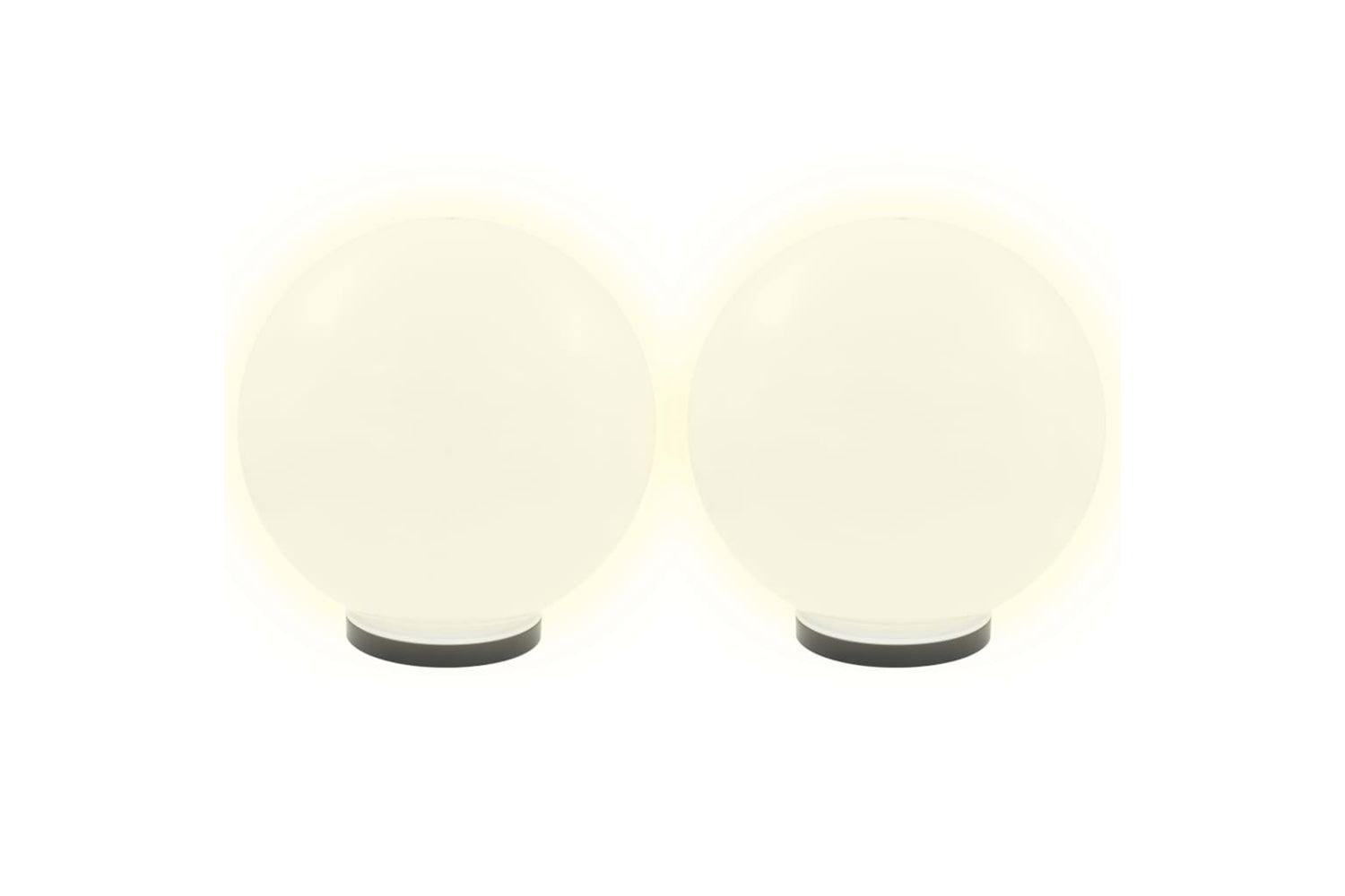 vidaXL 277144 Led Bowl Lamps 4 Pcs Spherical 40cm Pmma-3