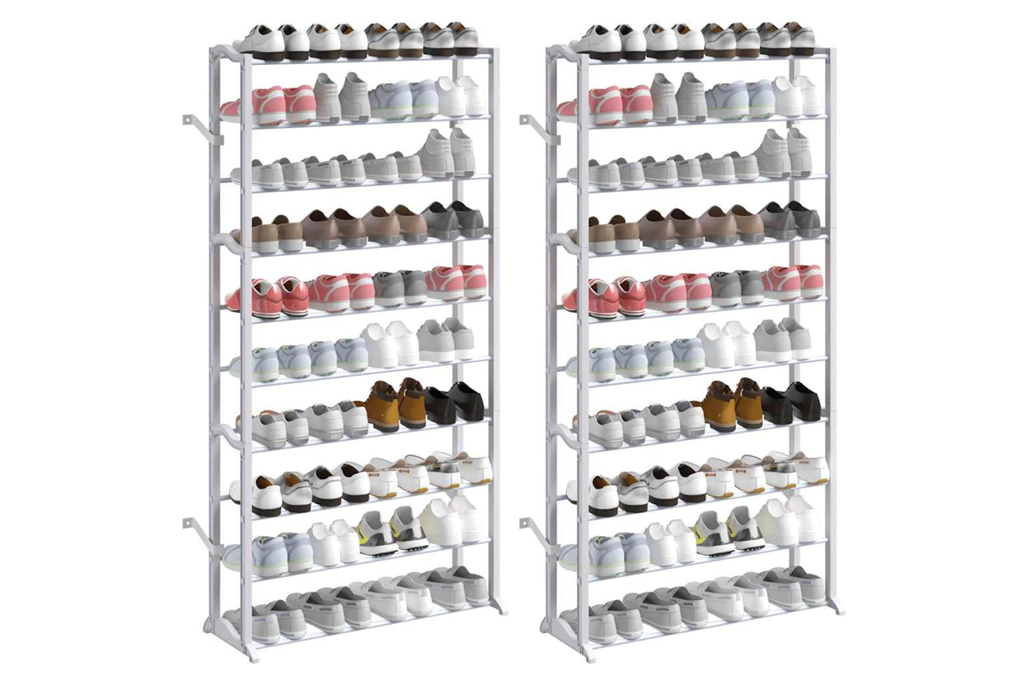 Vidaxl 60718 2 X Shoe Rack-2
