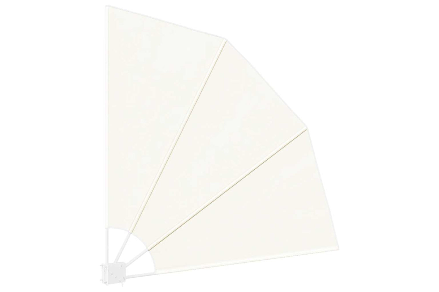 vidaXL 41578 Collapsible Balcony Side Awning Cream 140x140cm-4