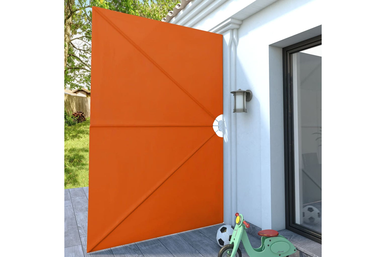 vidaXL 44573 Collapsible Terrace Side Awning Terracotta 300x200cm-2
