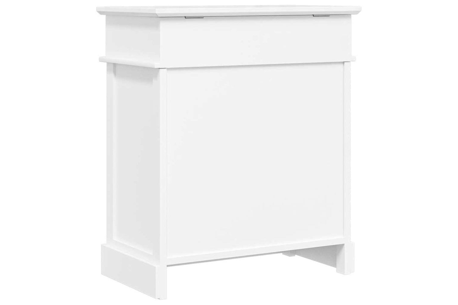 vidaXL 284083 Shoe Cabinet White 50x28x58cm Paulownia Wood-5