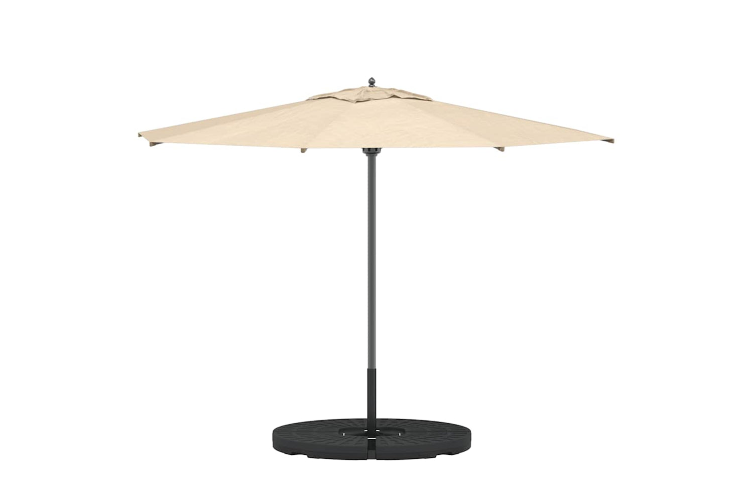 Vidaxl Umbrella Base Fan-shaped 4 Pcs Black-3