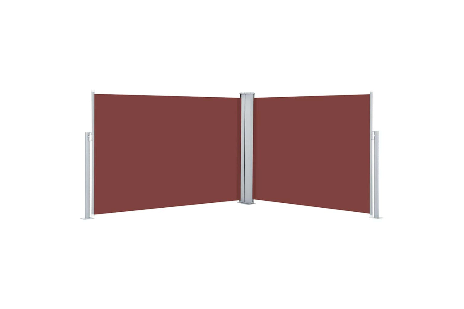 vidaXL 48481 Retractable Side Awning Brown 120x1000cm