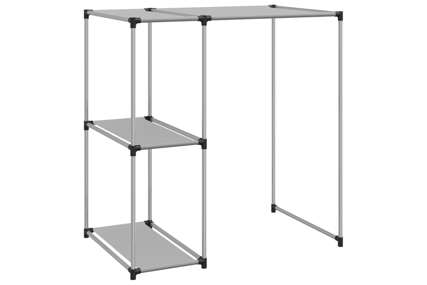 vidaXL 343146 Storage Rack Over Washing Machine Grey 87x55x90.5cm Iron