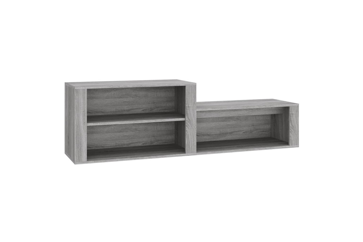 vidaXL 816918 Shoe Cabinet Grey Sonoma 150x35x45cm Engineered Wood