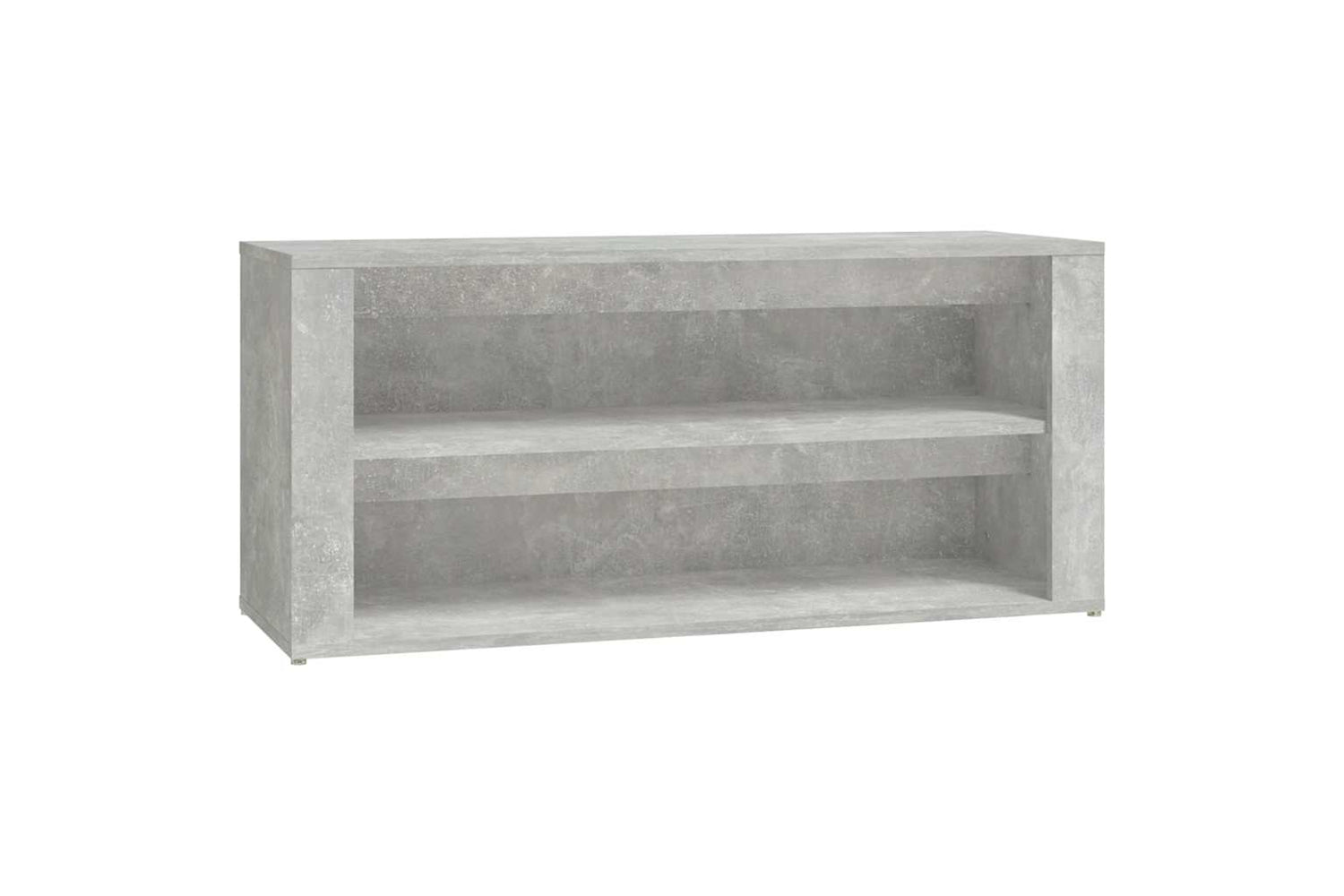 vidaXL 816908 Shoe Rack Concrete Grey 100x35x45cm Engineered Wood