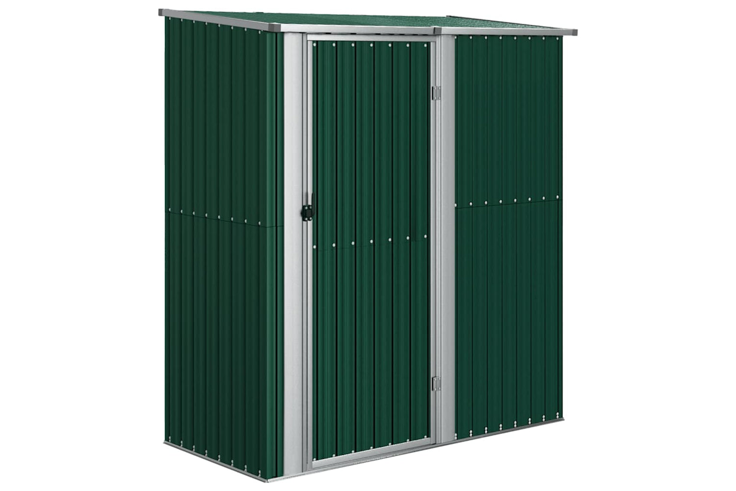 vidaXL 150903 Garden Shed Green 180.5x97x209.5cm Galvanised Steel