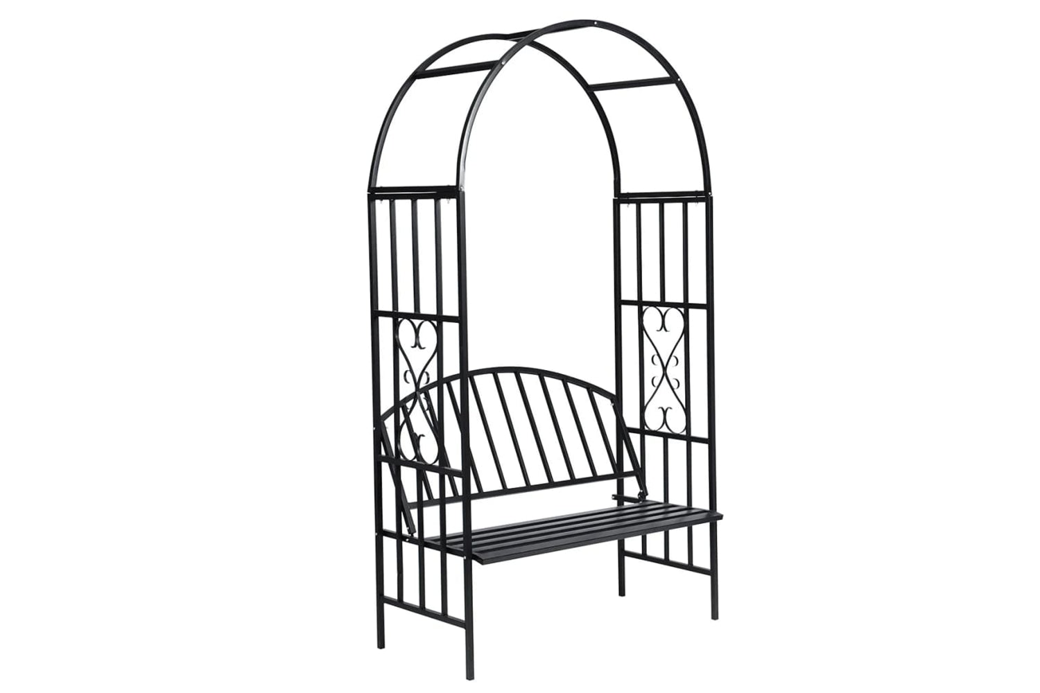 Vidaxl 40545 Garden Rose Arch With Bench