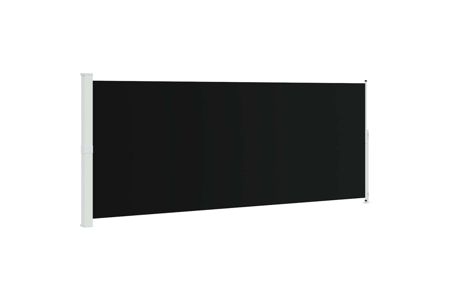 vidaXL 313417 Patio Retractable Side Awning 200x500cm Black