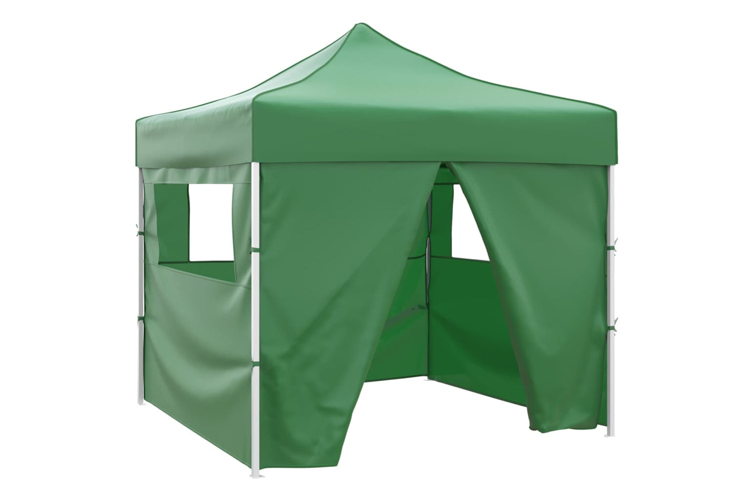 Vidaxl Foldable Tent 3x3 M With 4 Walls Green