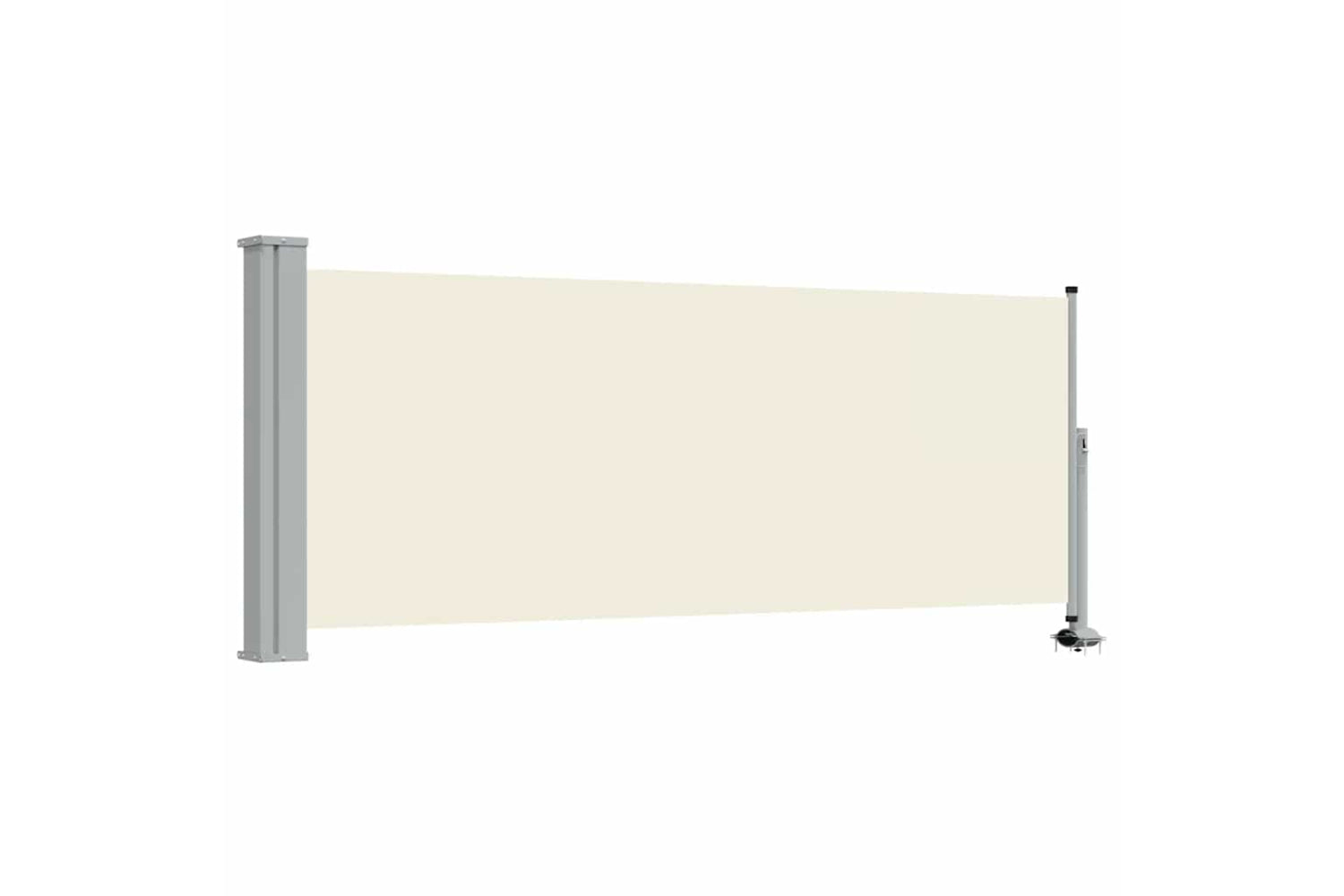 vidaXL 45185 Patio Retractable Side Awning 100 X 300cm Cream